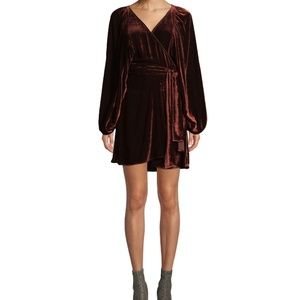 Velvet Wrap Dress size L
